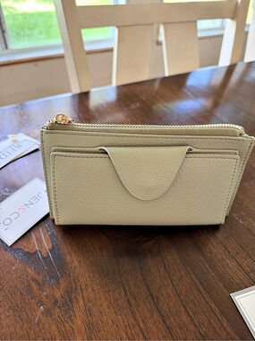 Zip Around Wallet Sage Green Vegan Leather Wallet NWT
